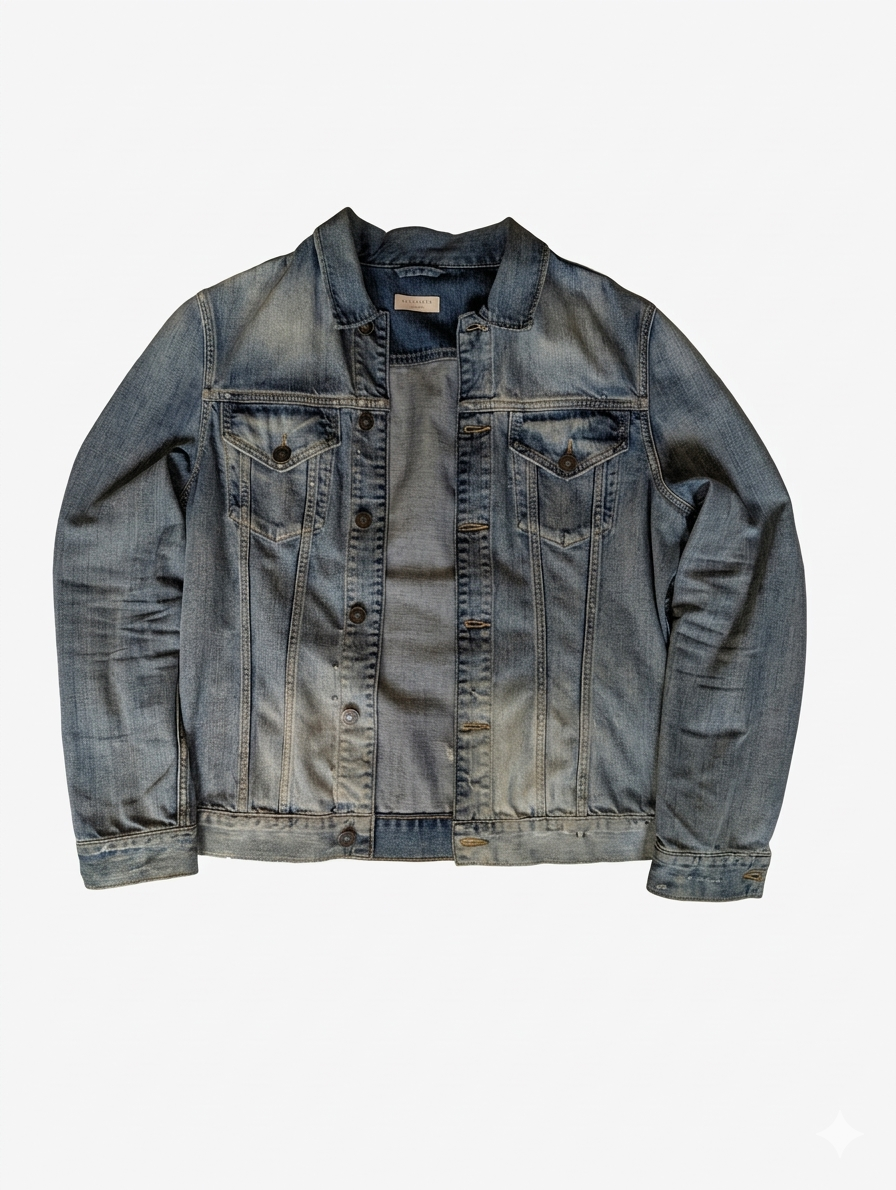 ALL-SAINTS NY STORIED DENIM JACKET