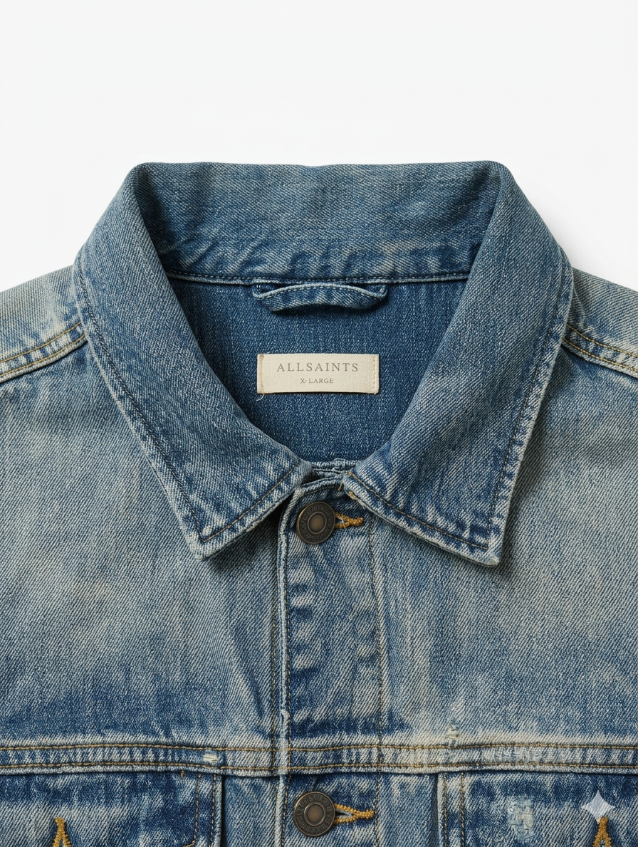 ALL-SAINTS NY STORIED DENIM JACKET