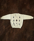 MARZ MUNCHEN VINTAGE V NECK DAIMOND SWEATER