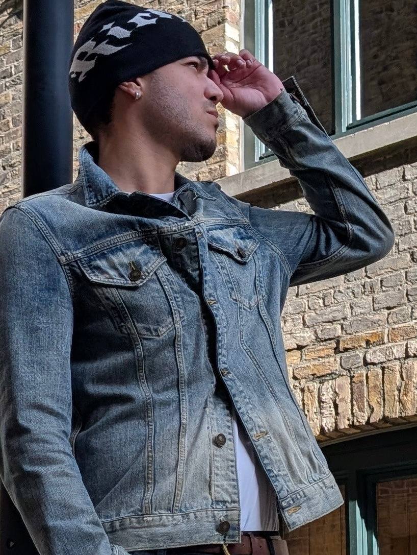 ALL-SAINTS NY STORIED DENIM JACKET